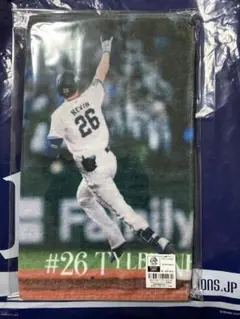 埼玉西武ライオンズ　ネビン選手プロデュースデザインフェイスタオル　新品未開封