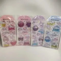 正規品 ウォーターインシール サンリオ 4種 マイメロクロミ キティシナモロール