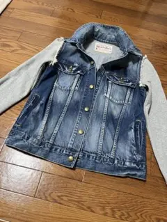 マウジー異素材Gジャン　デニムジャケット