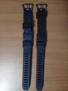 CASIO 23mm 腕時計用 ラバーベルト 2本セットのサムネイル