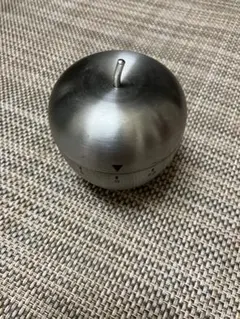 シルバー リンゴ型 タイマー