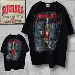 激レア メタリカ パスヘッド Tシャツ XL 黒 MICHAELタグ スパイダーのサムネイル