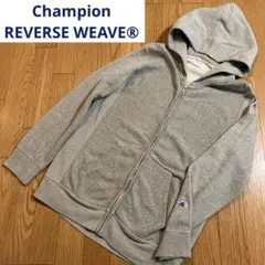 Champion ジップパーカー リバースウィーブ L グレー トリコタグ