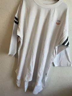 ホワイト 七分袖 Tシャツ USAコットン UVカット　コーエン