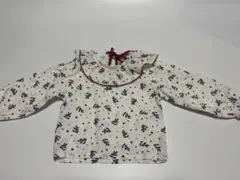 LiiLU 花柄ブラウス　1-2y