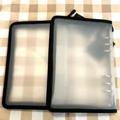 ダイソー6リングファイル A5 黒