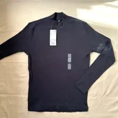 ユニクロ　ハイネック 長袖　 Mサイズ　ブラック　新品