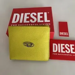 DIESEL 二つ折り財布 イエローのサムネイル