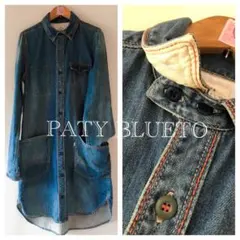 PATY BLUETOデニムシャツワンピースジャケット