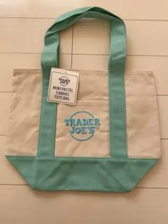 【新品　未使用】トレダージョーズ エコバッグ（マチつき） グリーン系