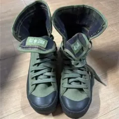 コンバース　オールスター　ミリタリー風　ハイカットスニーカー　レア