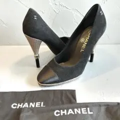 美品　シャネル　CHANEL （35.5） パンプス　ハイヒール　ココマーク　黒のサムネイル