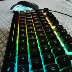RGBメカニカルキーボード コンパクト
