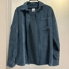 ZARA コーデュロイ 長袖 シャツ ジャケット M 1ポケット シンプル 無地