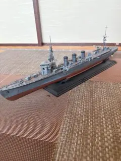 1/700 着底ジオラマ 丁型海防艦 レジン水面 損傷表現あり 完成品