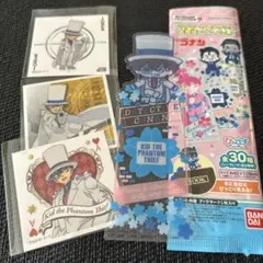 名探偵コナン　怪盗キッド　ステッカー　クリアブックマーク