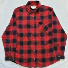 field&stream フィールドアンドストリーム チェック総柄シャツ 古着赤