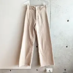 ZARA マリンストレートジーンズ ベージュ 34