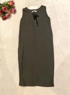 新品　ストレッチロングワンピース