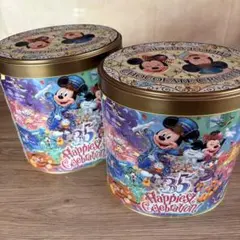 ディズニー★チョコレートクランチ缶2個★35周年限定