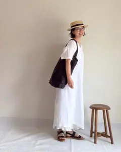 la chic baton ダブルフリルカフタンドレス - メルカリ