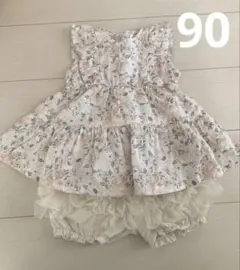 バースデイ　コトリ　トップス　ノースリーブ　ブラウス　ブルマ　90 女の子