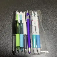 パイロット多機能シャーペン2色ペン　ぺんてるボールペン2本他、計7本