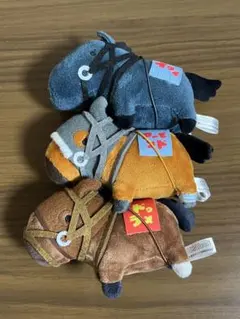 UMAbred　マスコットぬいぐるみ２　3種　コンプリート　ウーマブレッド