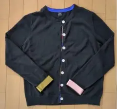 【M11】Paul Smithポールスミスレディースカーディガン長袖　黒Lサイズ