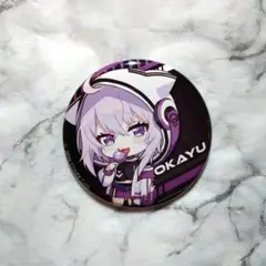 【希少美品】猫又おかゆ ちびキャラ缶バッジ 超超超超ゲーマーズ ランダムくじ