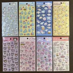 サンリオ　ぷくっとシール　ダイソー　8点セット