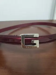 GUCCI　ベルト　レディース　Gバックル