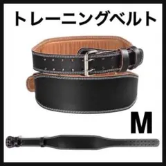 トレーニングベルト （M）パワーベルト 筋トレ ジム 腰ベルト p【負荷を低減】のサムネイル