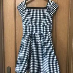 超美品★dazzlin ギンガムチェックワンピース