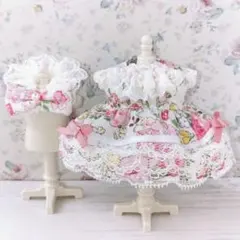 くまのん様専用ページです。　レース帽子とワンピース　ハンドメイド服　お母さん