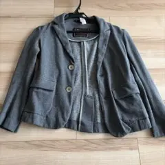 H.P.FRANCE テーラードジャケット グレー