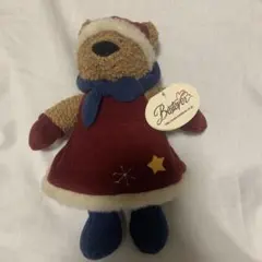 Bestever ベストエバー 赤いドレス クリスマス 冬 クマ ぬいぐるみ