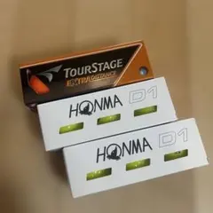 ゴルフボール TOURSTAGE EXTRA 1箱 HONMA D1 2箱