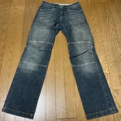GIRBAUD ダークブルー ストレートデニム