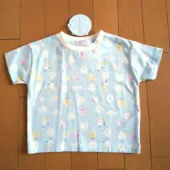 新品 サンリオキャラクター ハローキティ 総柄 半袖Tシャツ 90のサムネイル