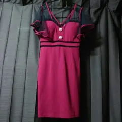 ☆Tika☆バーガンディ キャバドレス ナイトドレス