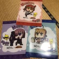 FGO チキンラーメン　クリアファイル　3点セット　fate