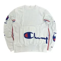 00s Champion 復刻赤タグ リバースウィーブ スウェット 白 XL