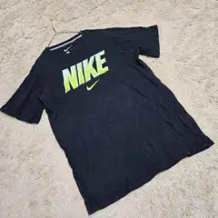 NIKE ナイキ 半袖 Tシャツ カットソー【L】ビッグロゴ トップス 黒