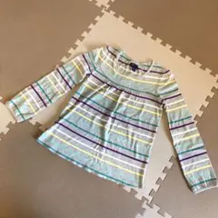 お値下げ！GapKids 長袖カットソー 女児140cm カラフルストライプ