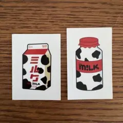 M!LK ステッカー 2枚セット