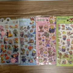 ズートピア立体シール4シートセット