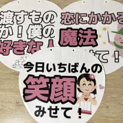 【穴補強済み】WEST. 小瀧望 カンペうちわ うちわ文字