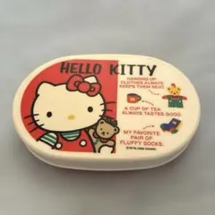 昭和レトロ 88年製 ハローキティ ランチボックス 弁当箱 サンリオ 小物入れ