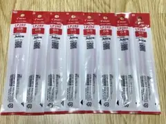 PILOT ゲルインキ ボールペン替え芯 LP2RF 0.5mm レッド×８本